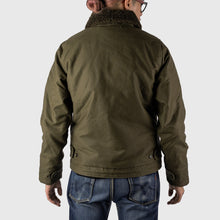 Load image into Gallery viewer, IHM-37-ODG, Iron Heart N1 Deck Jacket OILED - Olive
