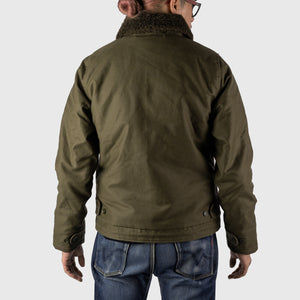 IHM-37-ODG, Iron Heart N1 Deck Jacket OILED - Olive