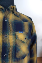 Load image into Gallery viewer, 9oz Selvedge Ombré Check Western Shirt - Yellow