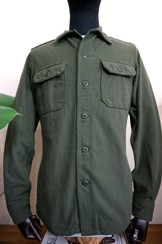 10oz Recycled Nylon Mechanic Work Shirt - Olive Drab Green
