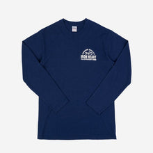 Load image into Gallery viewer, 7.5oz Printed Loopwheel Crew Neck Long Sleeved T-Shirt - Navy