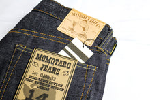 Load image into Gallery viewer, Momotaro Jeans, Japanese selvedge Denim, 14oz, Lot 0405-32, made in Okayama Japan raw denim, Aitora Spain.
