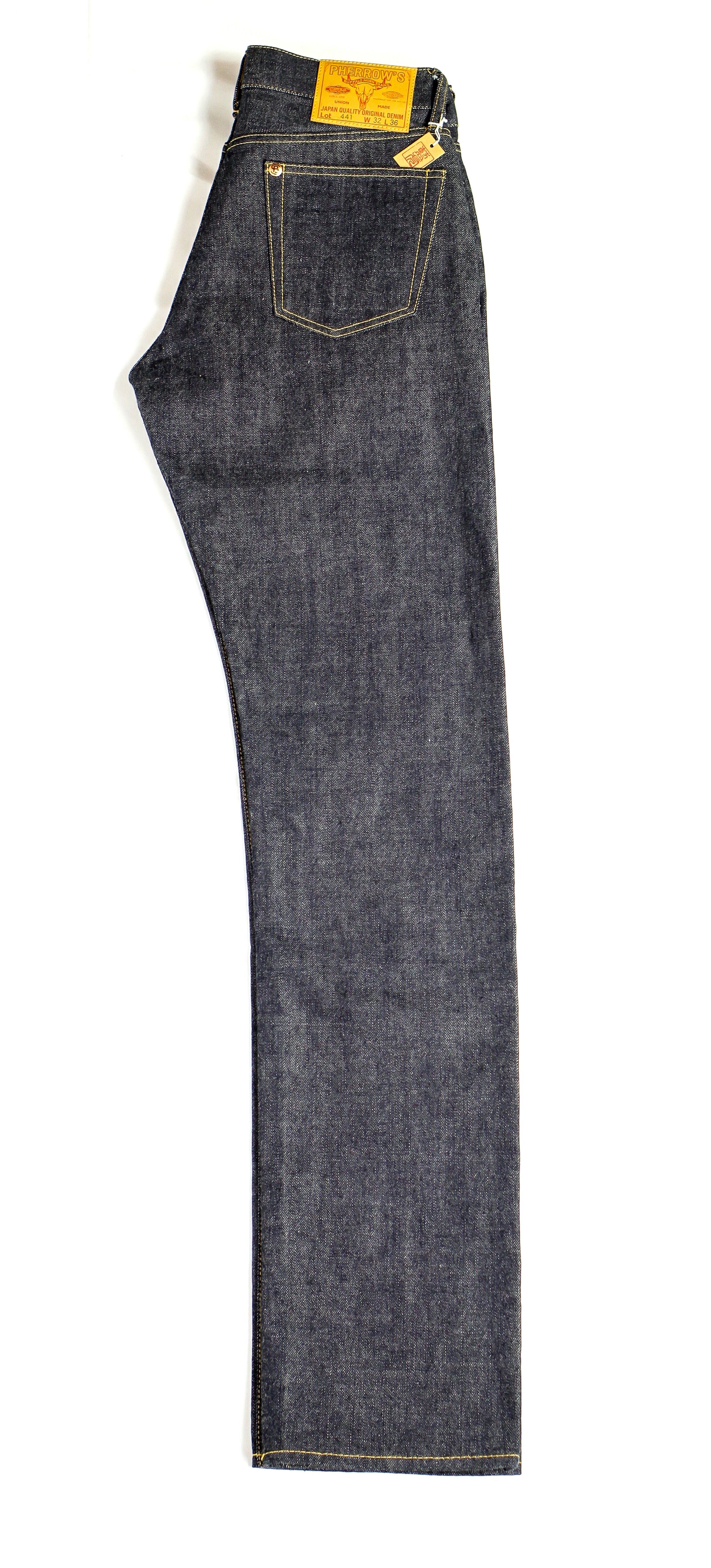 Pherrow's 466 13.5oz Yellow Selvedge Jean | Japanese Denim
